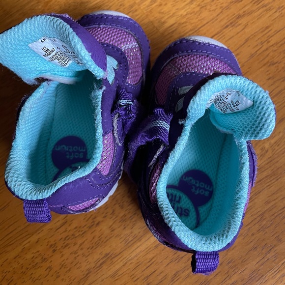 Size 3 toddler Stride Rite soft motion shoes - Picture 4 of 6